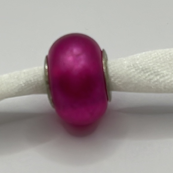 Sterling silver 925 charms Pink for slider bracelets. Pandora style Barbiecore - Picture 5 of 5